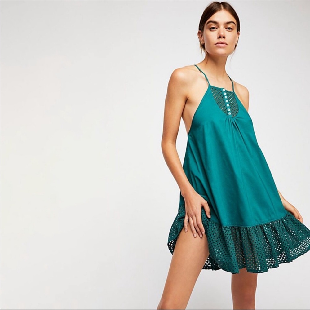 Free People Calico Trapeze Dress